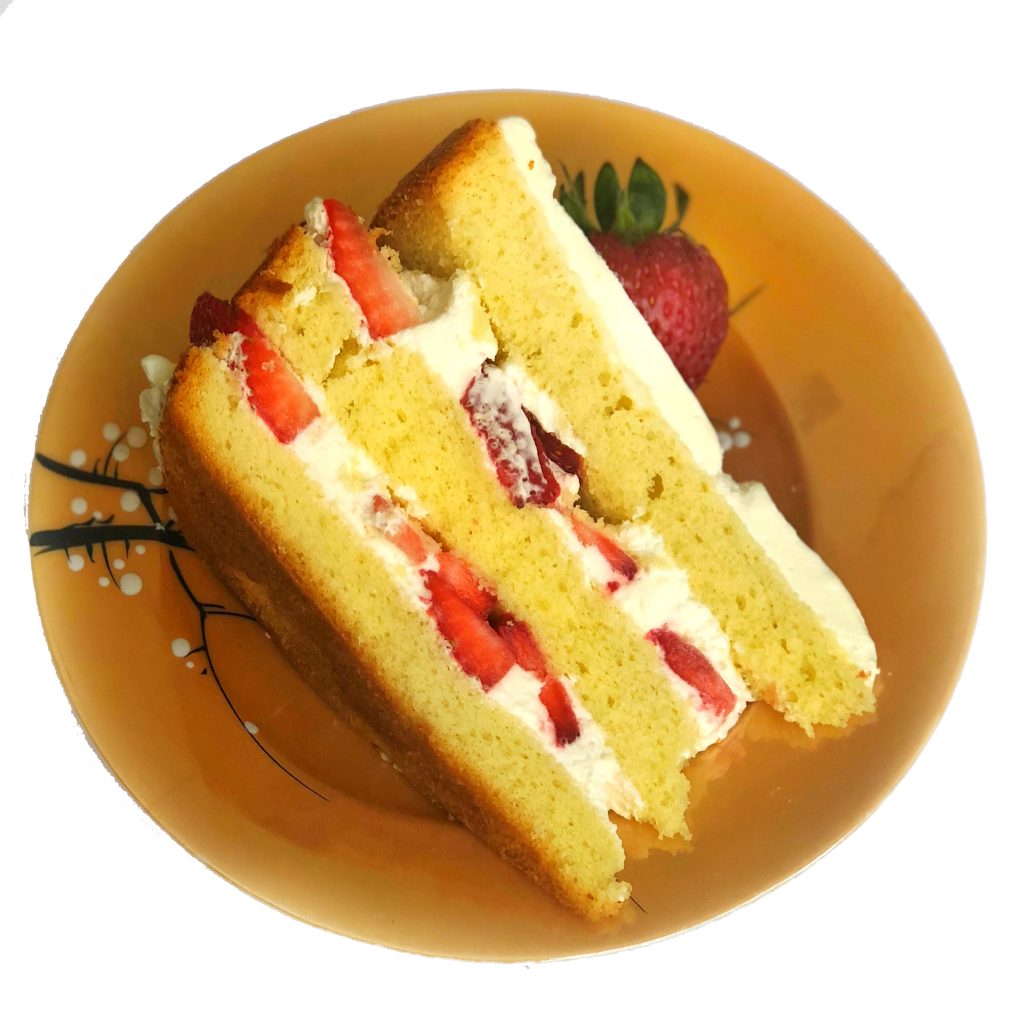 Slice of Strawberry Shortcake Mangia NYC