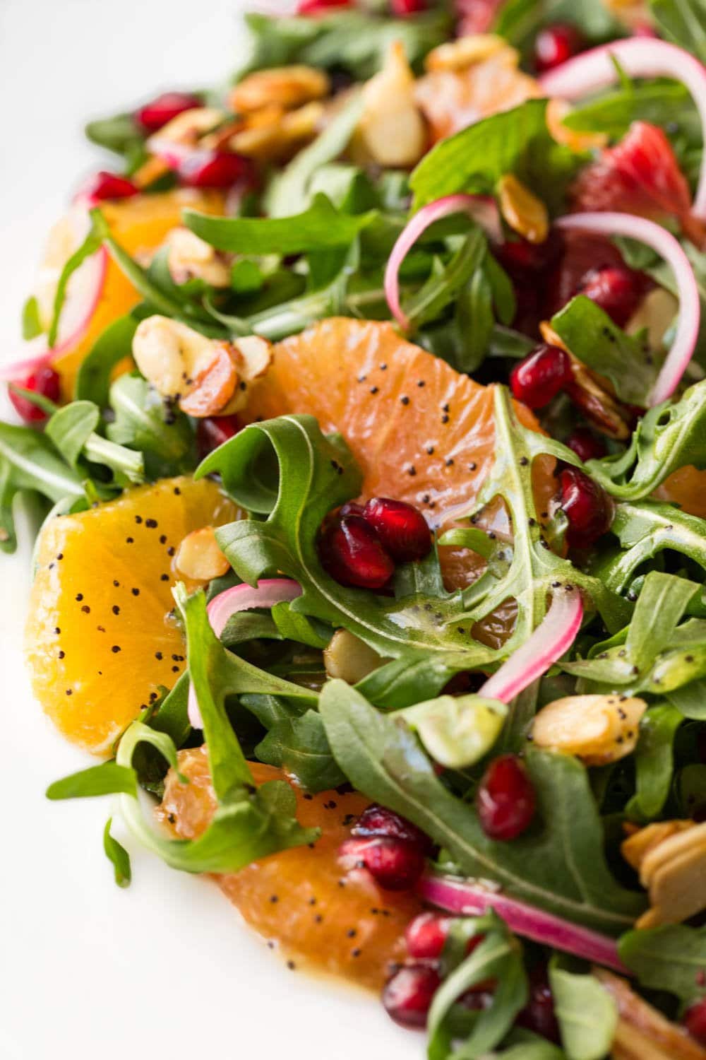 Arugula Orange Salad with Lemon Ginger Salad Dressing 2