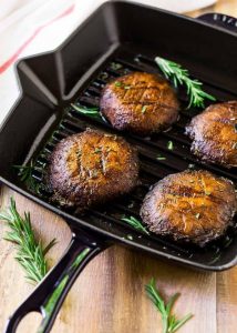 How to Make Grilled Portobello Mushrooms with Parsley Pesto