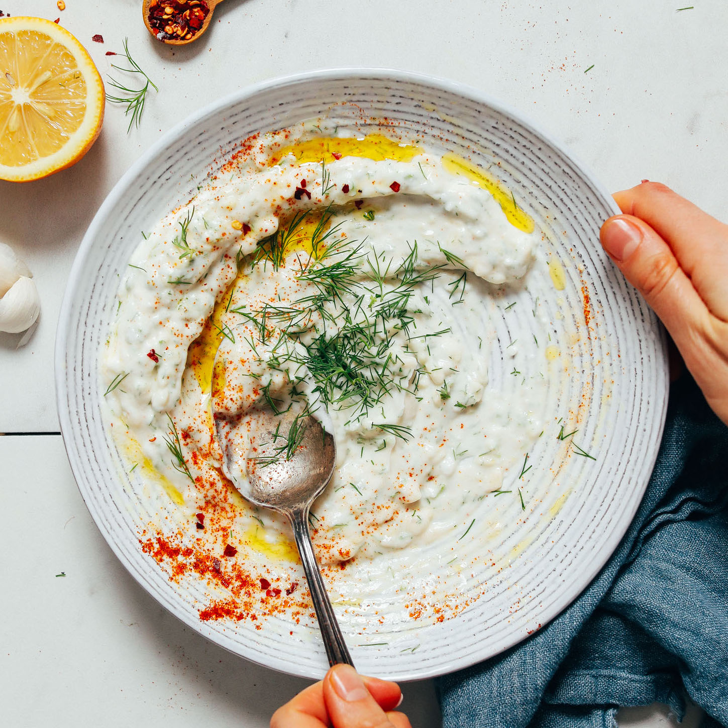 ZESTY Dill Yogurt Sauce SQUARE 1