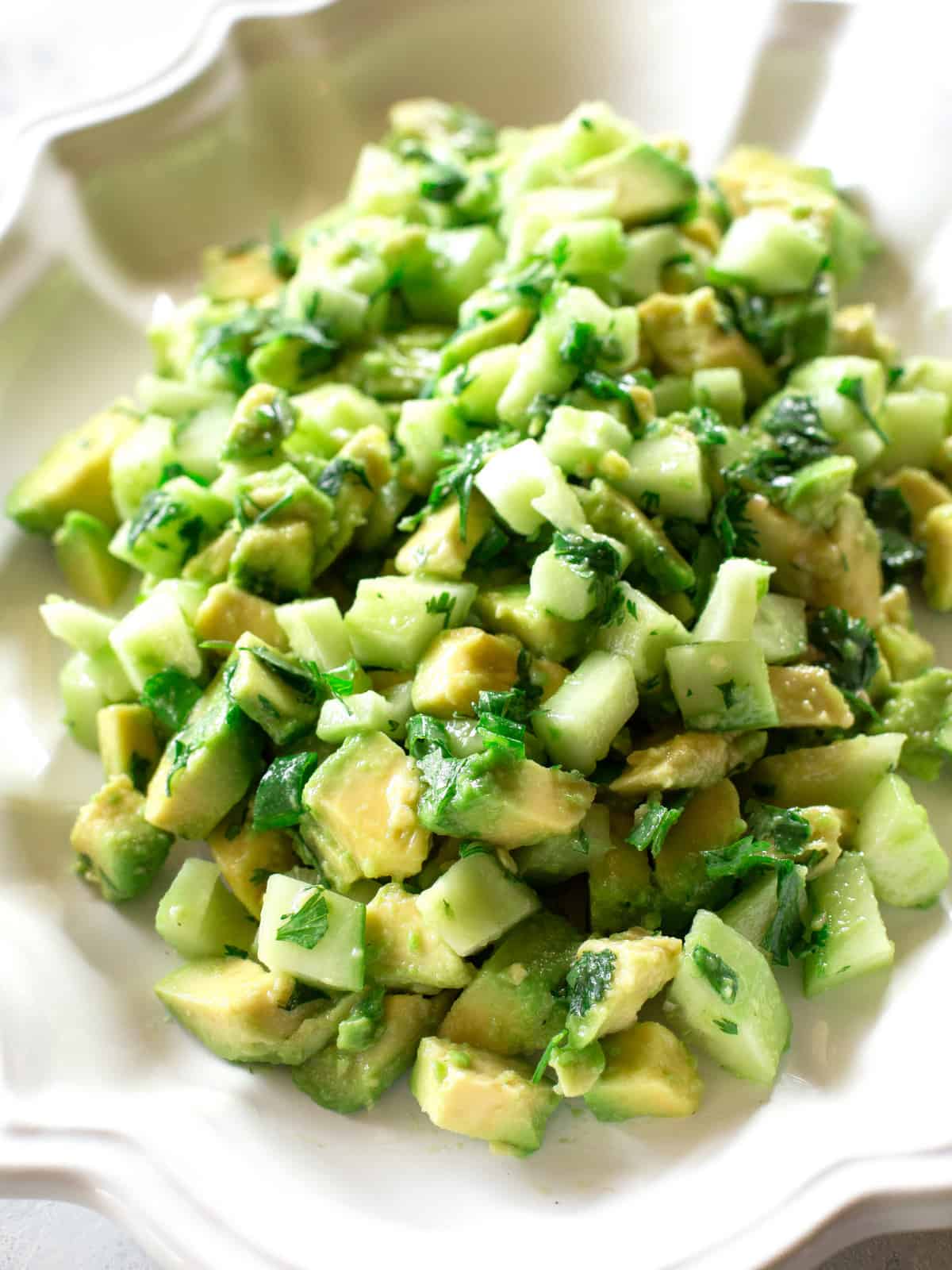 avocado cucumber salad 2