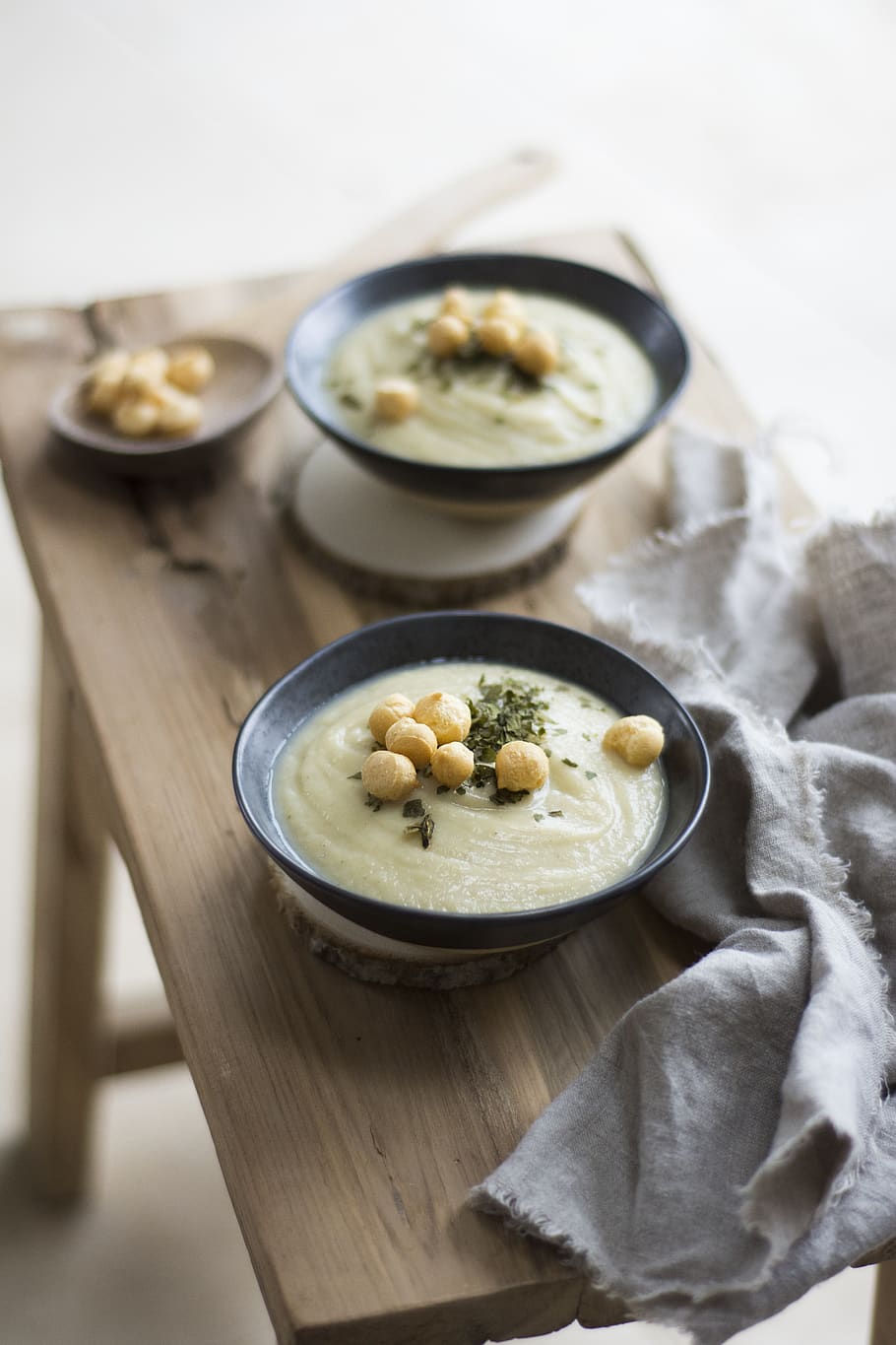 soup cream of cauliflower cauliflower dinner