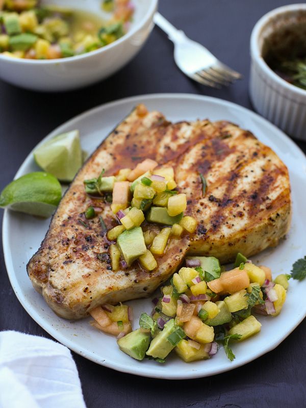 Paprika-Glazed Broiled Swordfish