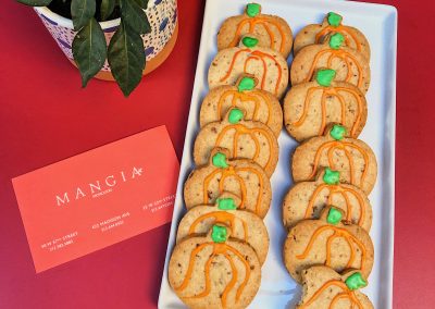 Pumpkin sugar cookies