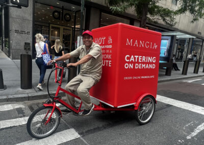 Mangia Coffee Activations Bike